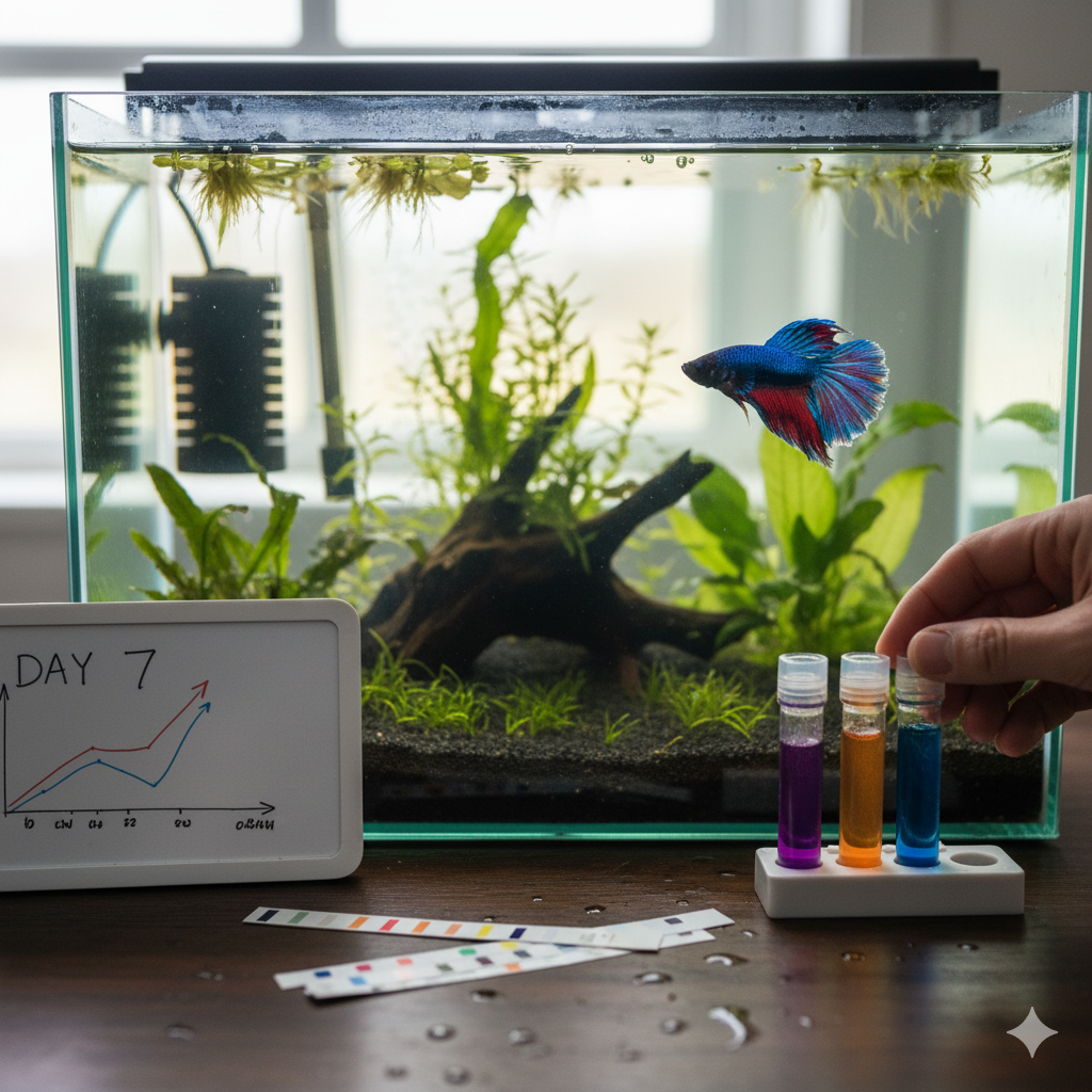 Cycling Your Betta Tank (Without Losing Your Mind or Your Fish ... - Fish Tank Cycling Without Filter Media