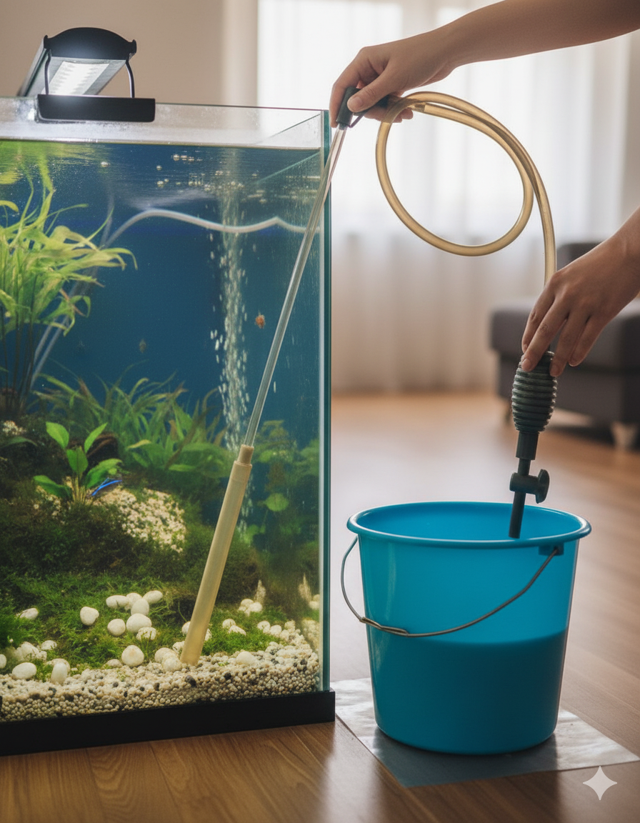 How to Do a Water Change Without Stressing Your Fish