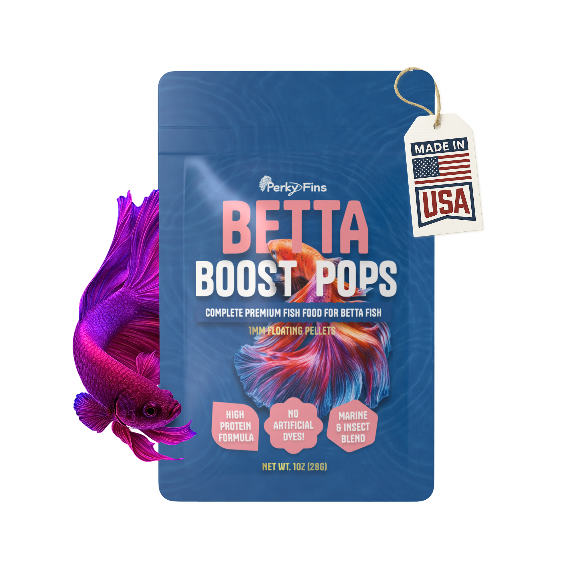Perky Fins® Betta Boost Pops